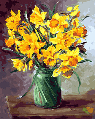 Flower Paint By Numbers Kits UK GX29223