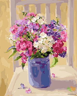 Flower Paint By Numbers Kits UK GX29234