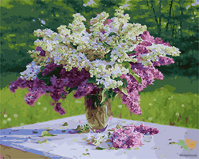 Flower Paint By Numbers Kits UK GX29253