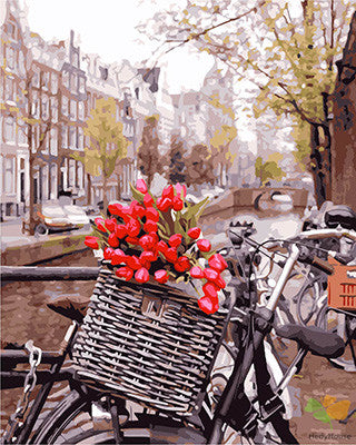 Flower Paint By Numbers Kits UK GX29265