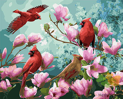 Birds Paint By Numbers Kits UK GX29313