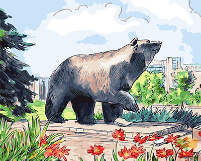 Animal Paint By Numbers Kits UK GX29323