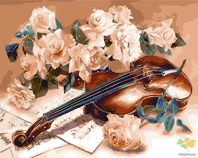 Flower Paint By Numbers Kits UK GX29337