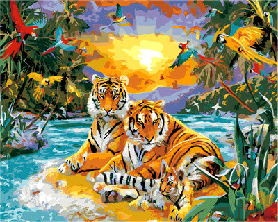 Animal Paint By Numbers Kits UK GX29371