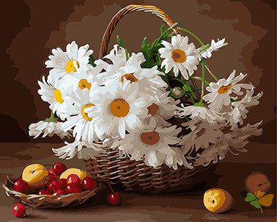 Flower Paint By Numbers Kits UK GX29376