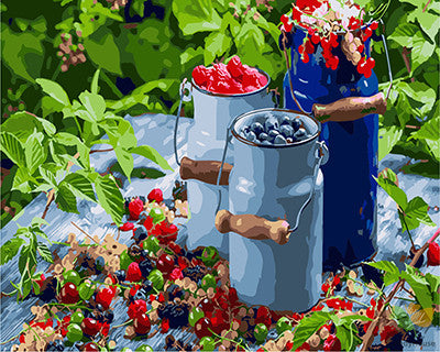 Flower Paint By Numbers Kits UK GX29380