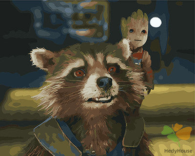 Movie Paint By Numbers Kits UK GX29395