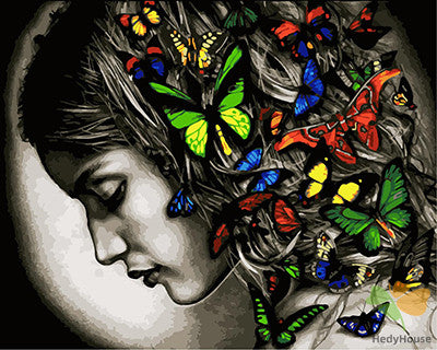 Portrait Paint By Numbers Kits UK GX29406