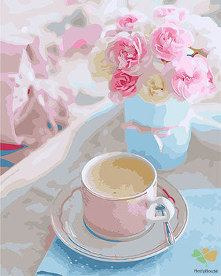 Flower Paint By Numbers Kits UK GX29427