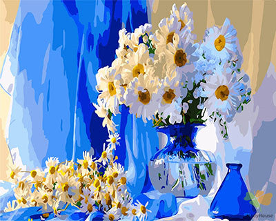 Flower Paint By Numbers Kits UK GX29443