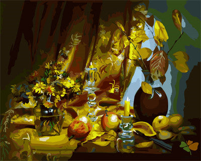 Flower Paint By Numbers Kits UK GX29576