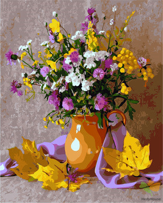 Flower Paint By Numbers Kits UK GX29577