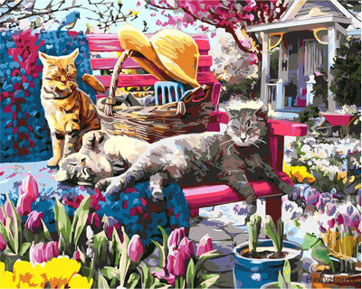Cat & Dog Paint By Numbers Kits UK GX29588