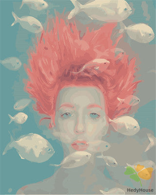 Portrait Paint By Numbers Kits UK GX29589