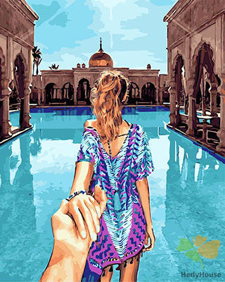 Portrait Paint By Numbers Kits UK GX29616