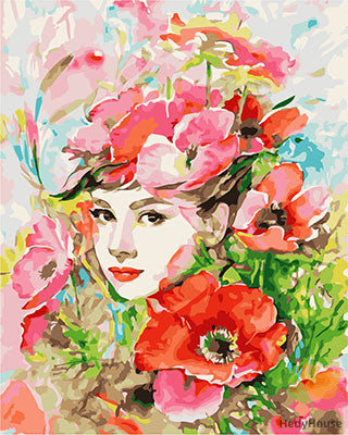 Portrait Paint By Numbers Kits UK GX29636