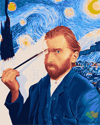 Portrait Paint By Numbers Kits UK GX29677