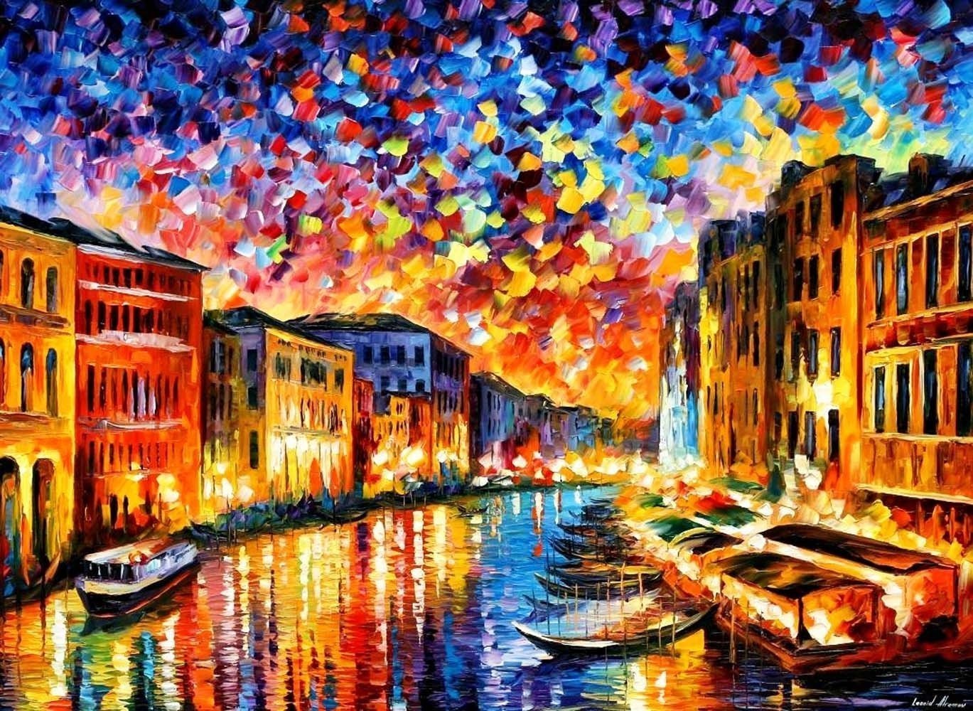 Landscape Paint By Numbers Kits UK For Adult HQD1229