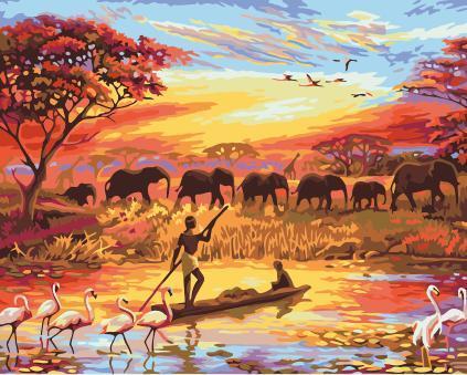 Natural Paint By Numbers Kits UK For Adult HQD1332