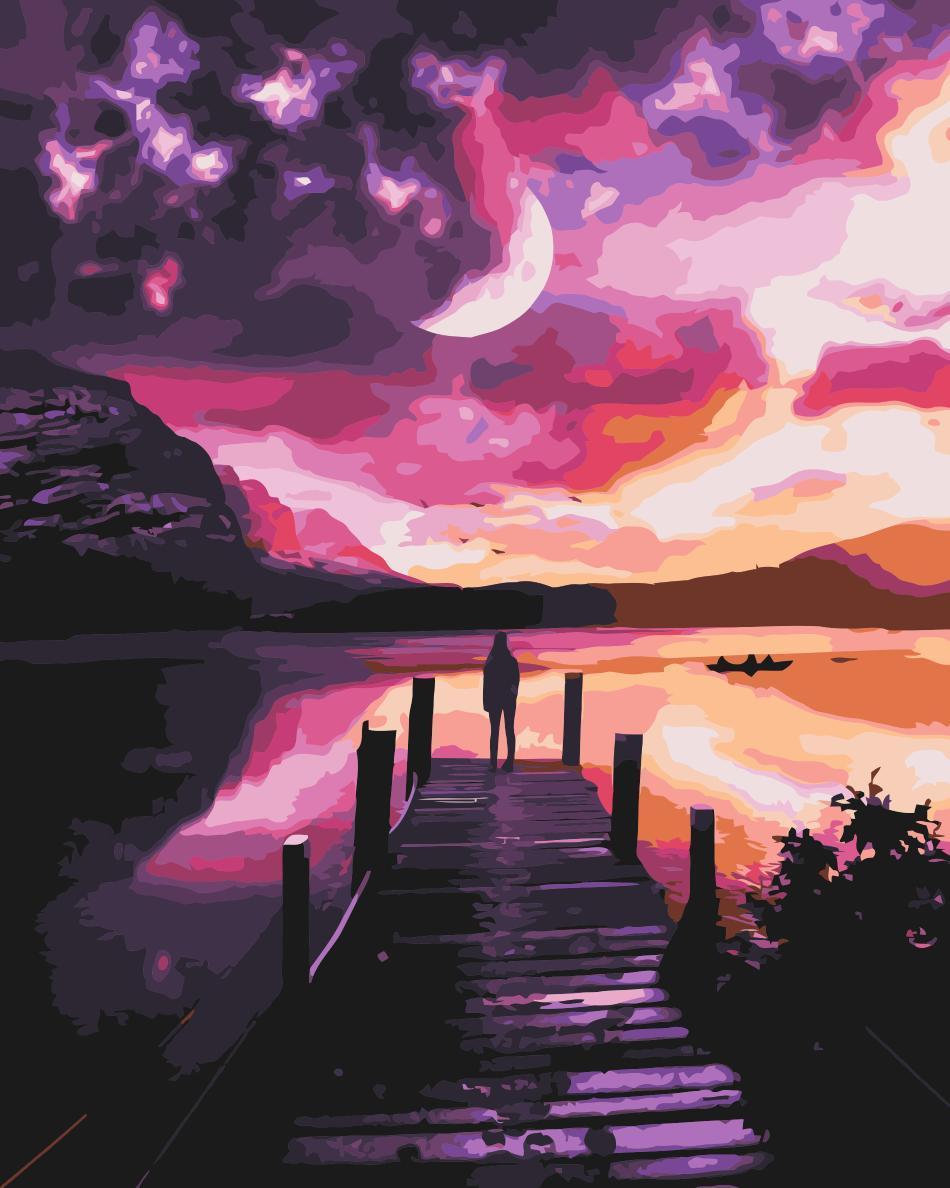 Natural Paint By Numbers Kits UK For Adult HQD1335