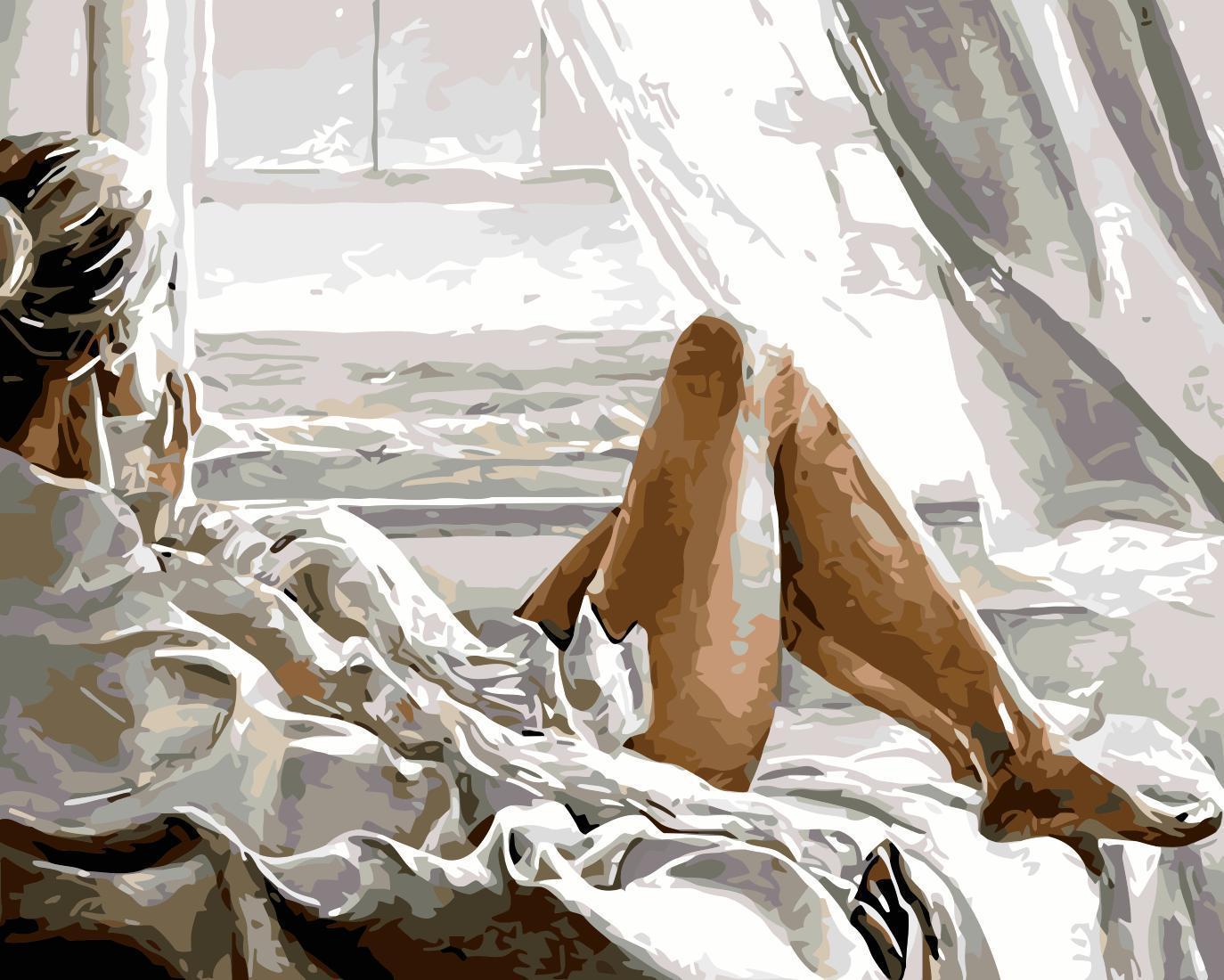 Portrait Paint By Numbers Kits UK For Adult HQD1338