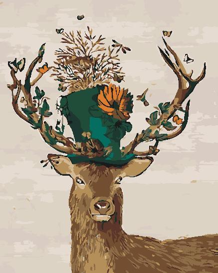 Animal Paint By Numbers Kits UK For Adult HW6231