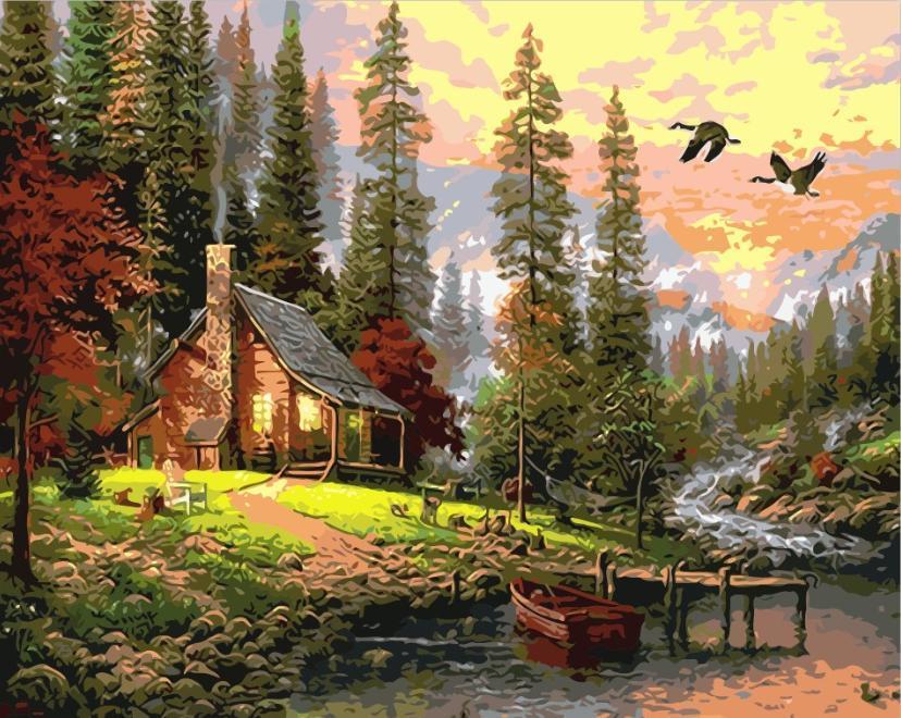 Natural Paint By Numbers Kits UK For Adult HW6386