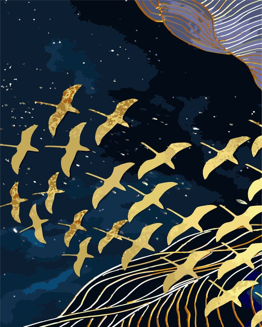 Pattern Paint By Numbers Kits UK HW8202