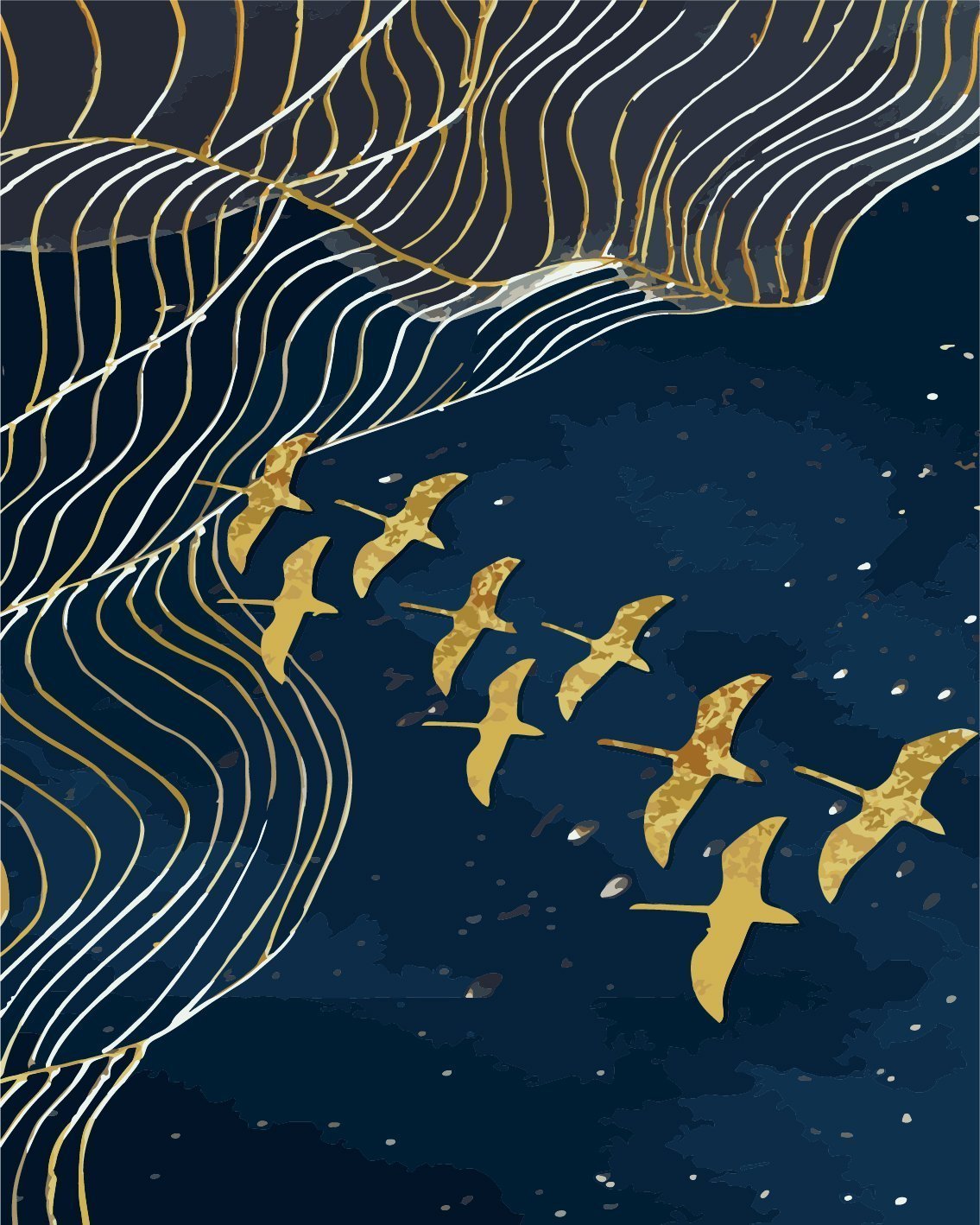 Pattern Paint By Numbers Kits UK HW8203