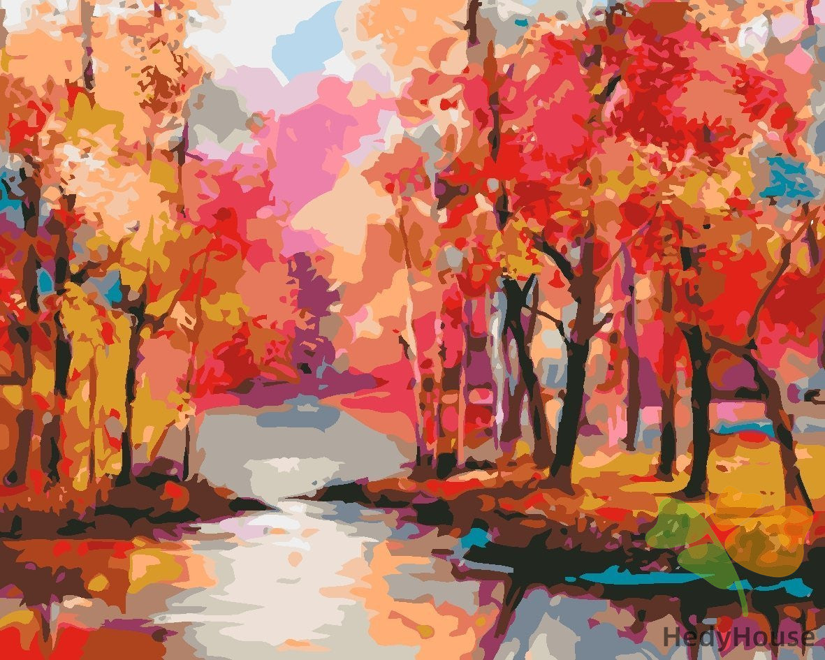 Nature Paint By Numbers Kits UK JW1827