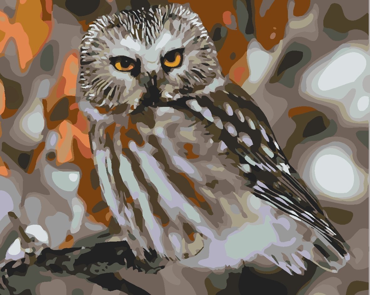 Animal Paint By Numbers Kits UK For Adult JW1850