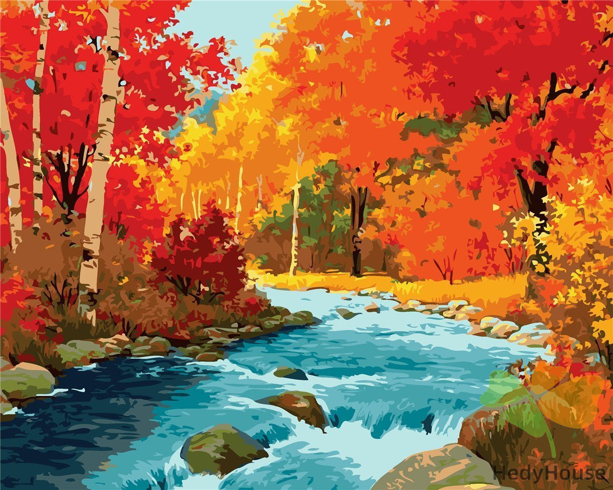 Nature Paint By Numbers Kits UK JY009