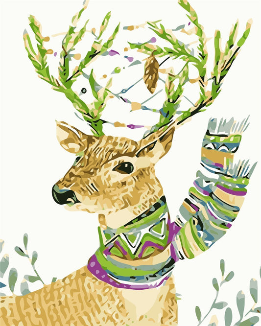 Animal Paint By Numbers Kits UK For Adult JY046