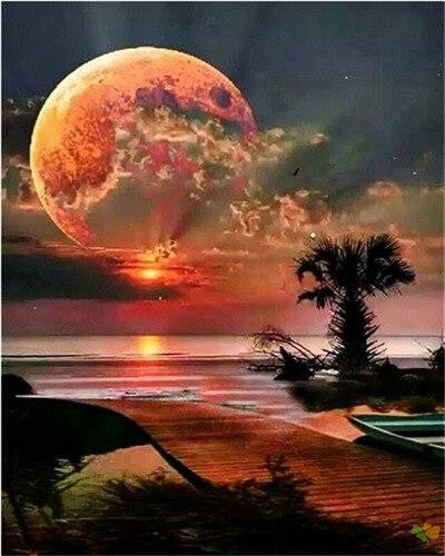 Landscape Paint By Numbers Kits UK MN1907