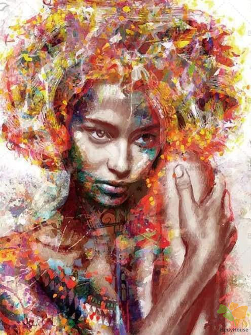 Portrait Paint By Numbers Kits UK OTP3416