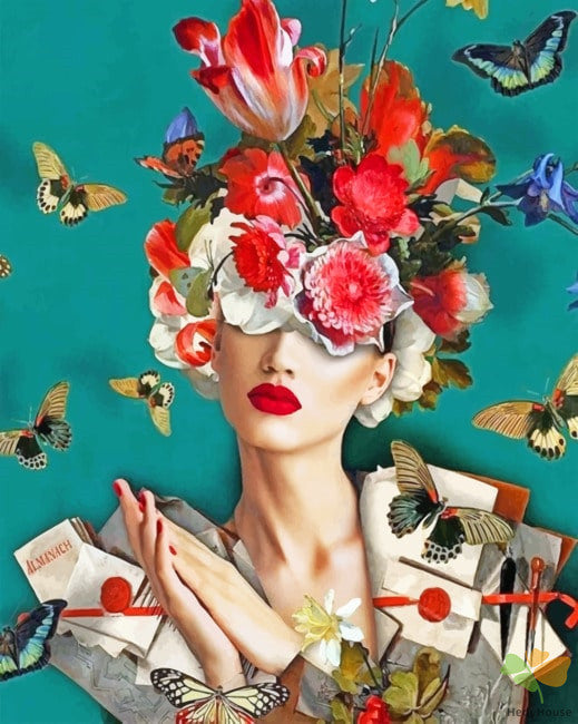 Portrait Paint By Numbers Kits UK OTP3470