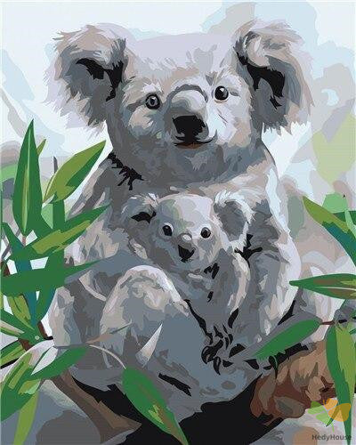 Animal Paint By Numbers Kits UK OTP3521