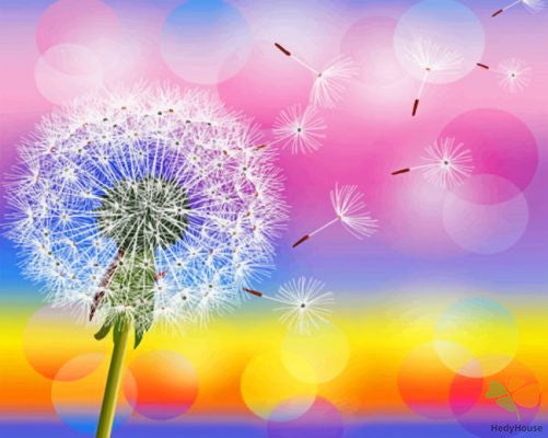 Flower Paint By Numbers Kits UK PGY1202