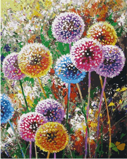 Flower Paint By Numbers Kits UK PGY1208