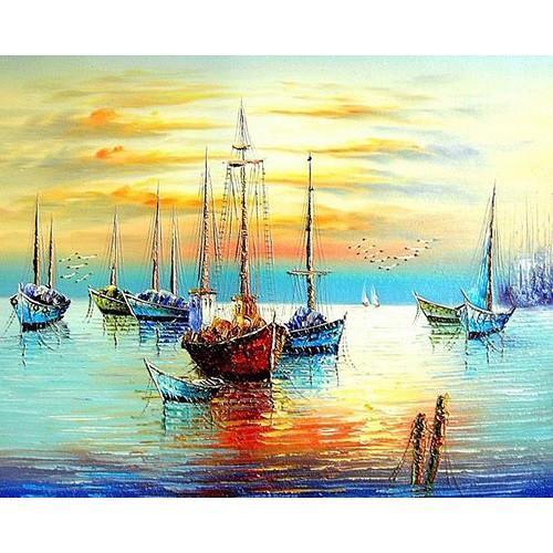 Landscape Paint By Numbers Kits UK For Adult PH9231