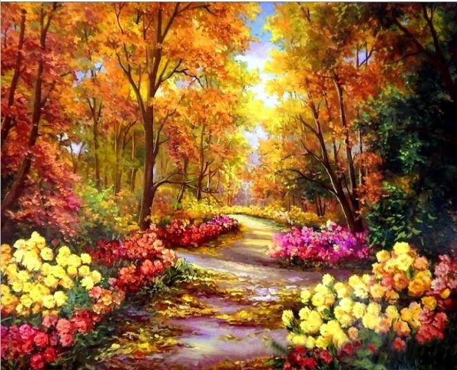 Natural Paint By Numbers Kits UK For Adult PH9257