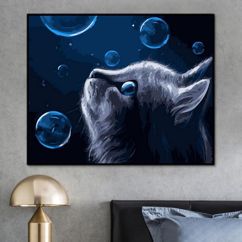 Cat & Dog Paint By Numbers Kits UK For Kids PH9274