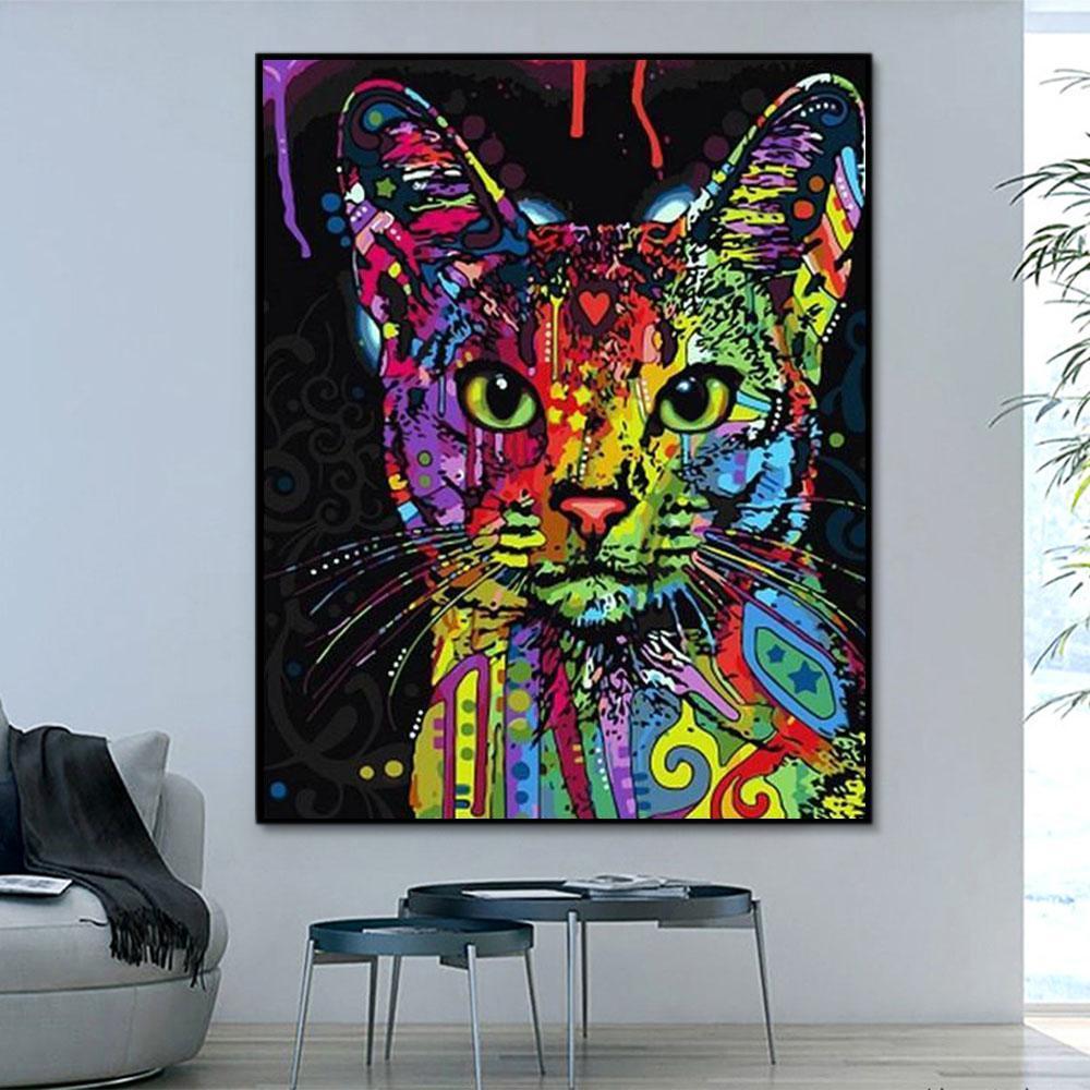 Cat & Dog Paint By Numbers Kits UK For Kids PH9386