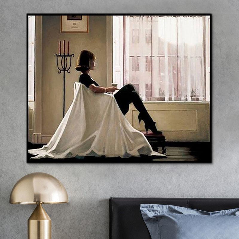 Portrait Lady Paint By Numbers Kits UK For Adult PH9514