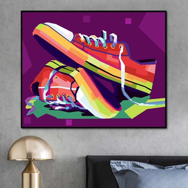 Pattern Shoes Unique Paint By Numbers PH9588