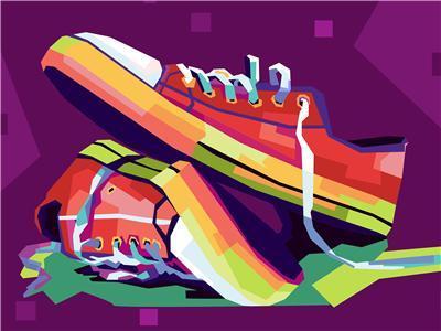 Pattern Shoes Unique Paint By Numbers PH9588