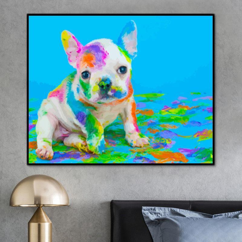 Cat & Dog Paint By Numbers Kits UK For Kids PH9603