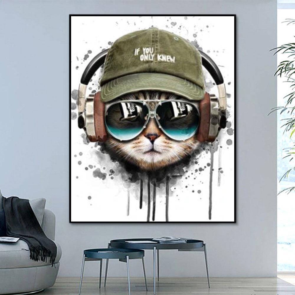 Cat & Dog Paint By Numbers Kits UK For Kids PH9606