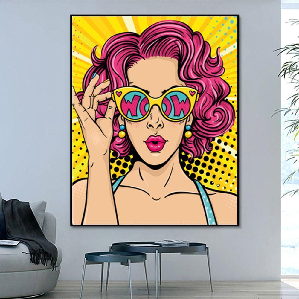 Portrait Woman Paint By Numbers Kits UK For Adult PH9617