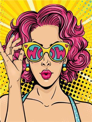 Portrait Paint By Numbers Kits UK For Adult PH9617